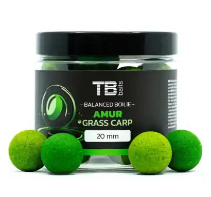 Balanced boilies TB Baits + attraktor - Graskarpfen - Ø 24 mm