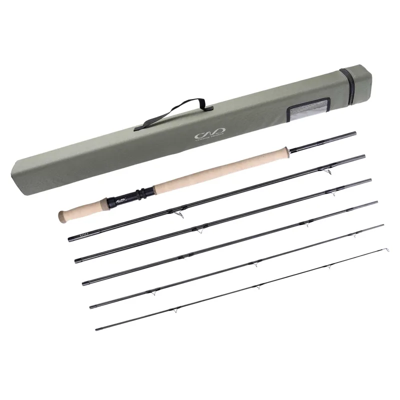 CND Nordic GTE Travel 6pc # 8/9 - 13 ft Zweihand Fliegenrute-