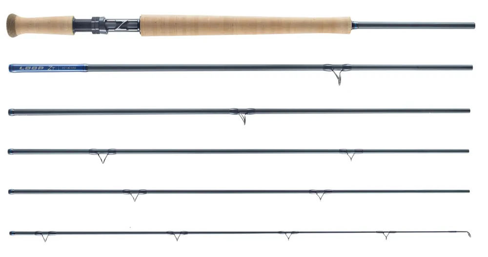 Loop ZT-Series 6pc Travel Zweihand Fliegenrute- # 6 - 12,2 ft