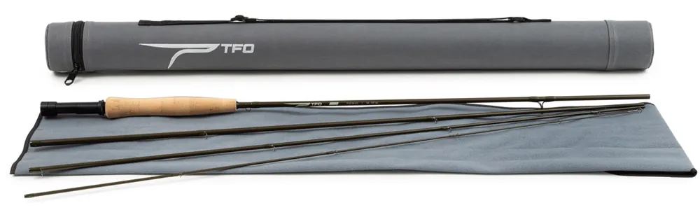 TFO Stealth Euronymph Series Einhand Fliegenrute- # 2 - 10 ft