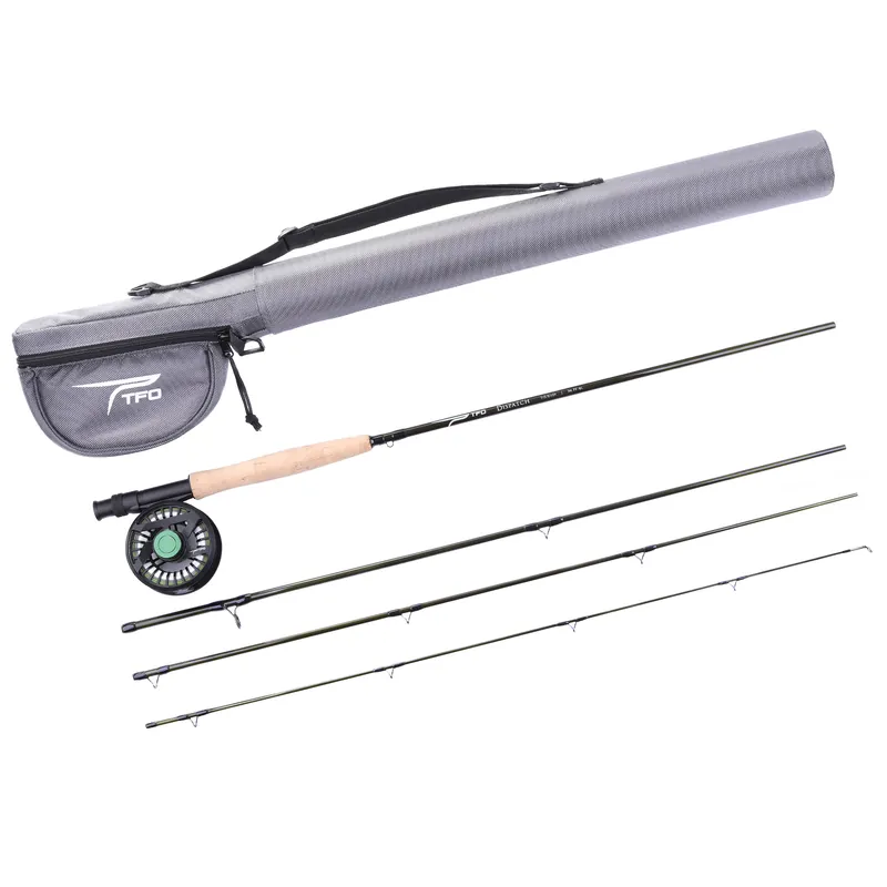TFO Dispatch Trout Fliegenrutenset mit Transportrohr- # 4 - 8,6 ft