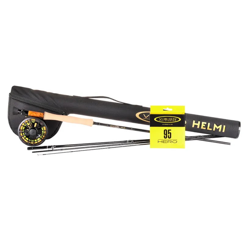 Vision HELMI Outfit # 7 - 9,6 ft Seatrout & Streamer Fliegenruten Set-