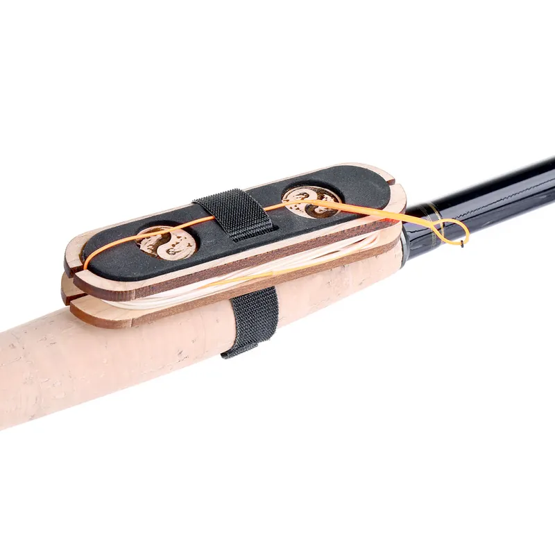 Zen Tenkara Line Holder Handcrafted Wood- small
