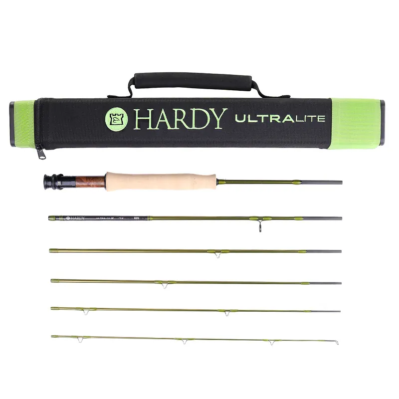 Hardy Ultralite SR Sintrix NSX 6pc. Travel Einhand Fliegenrute-                                                                                                                                                                                                                        # 4 - 7,6 ft