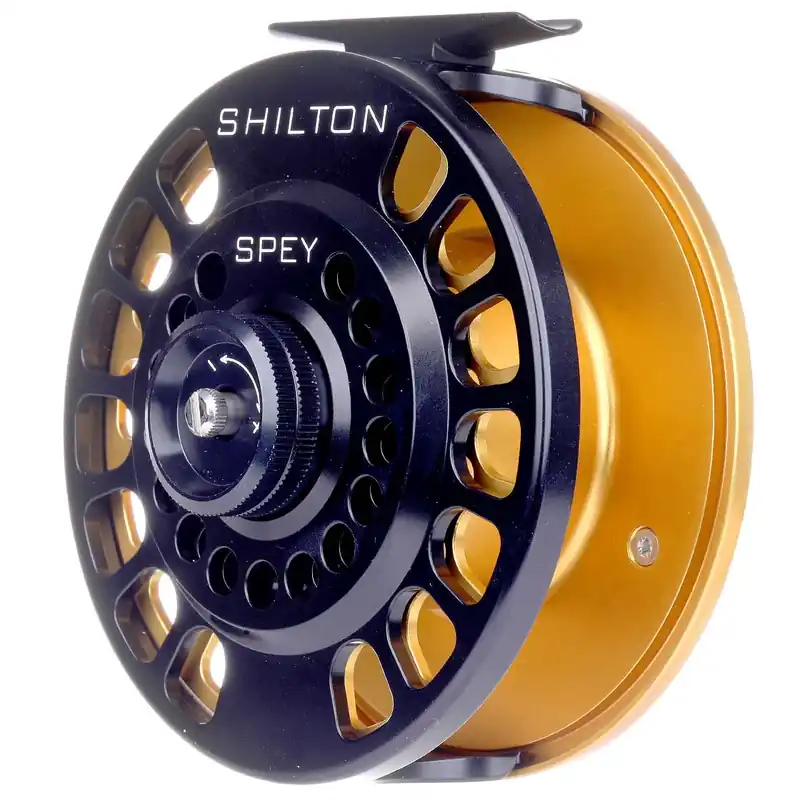 Shilton SL Spey Custom Reel Black-Gold-Black Fliegenrolle-
