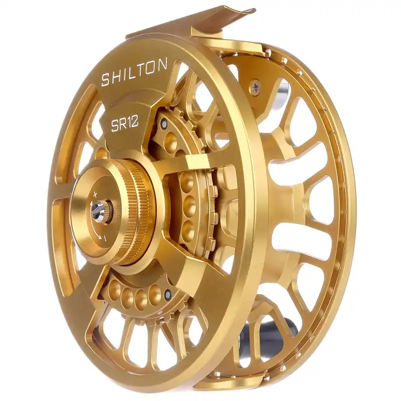 Shilton SR Series Custom Reel Gold-Gold-Gold Fliegenrolle-                                                                                                                                                                                                                        SR8