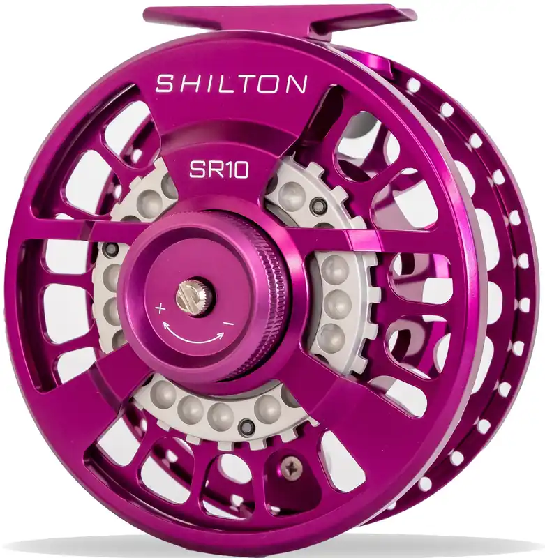 Shilton SR Series Custom Reel Purple-Purple-Titanium Fliegenrolle- SR8