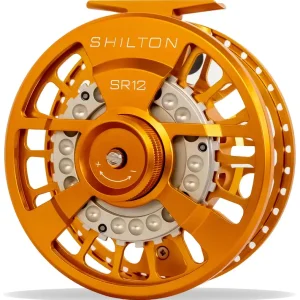 Shilton SR Series Custom Reel Gold-Gold-Titanium Fliegenrolle- SR8
