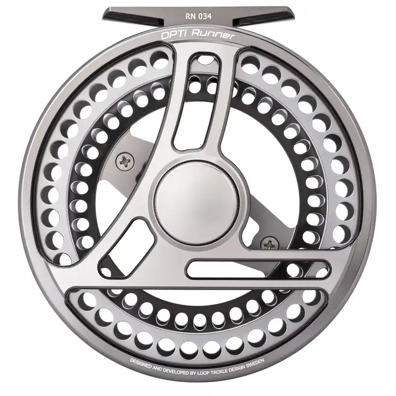 Loop OPTI Runner Limited Edition Fliegenrolle Mist Silver-