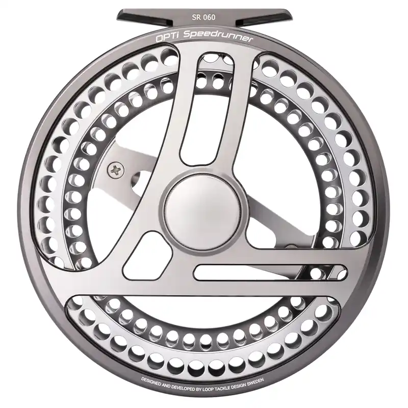 Loop OPTI Speedrunner Limited Edition Fliegenrolle Mist Silver-