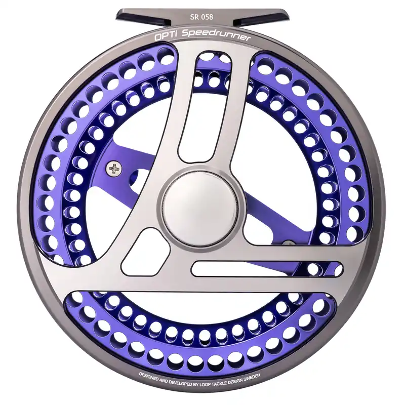 Loop OPTI Speedrunner Limited Edition Fliegenrolle Twilight-