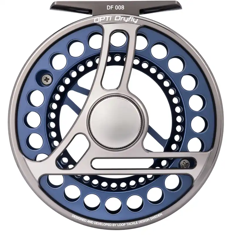 Loop Opti Dryfly Fliegenrolle Arctic Blue-