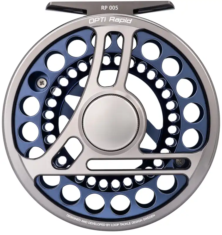 Loop Opti Rapid Fliegenrolle Arctic Blue-