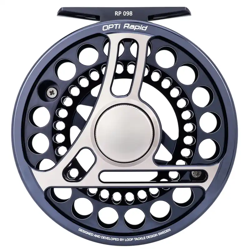 Loop Opti Rapid Fliegenrolle Storm Blue-