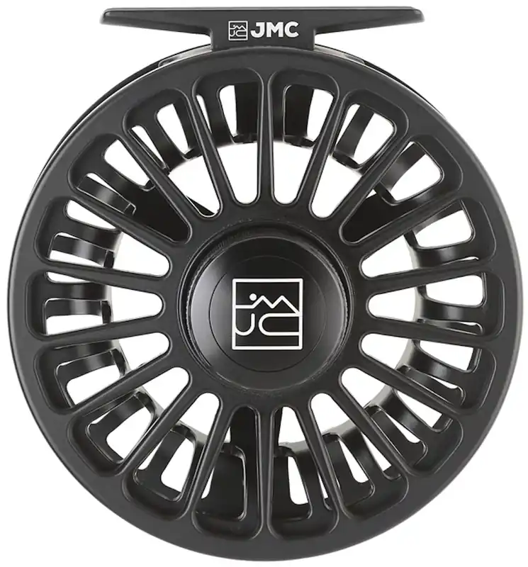 JMC Revolution LT Fliegenrolle black silver spot- # 68