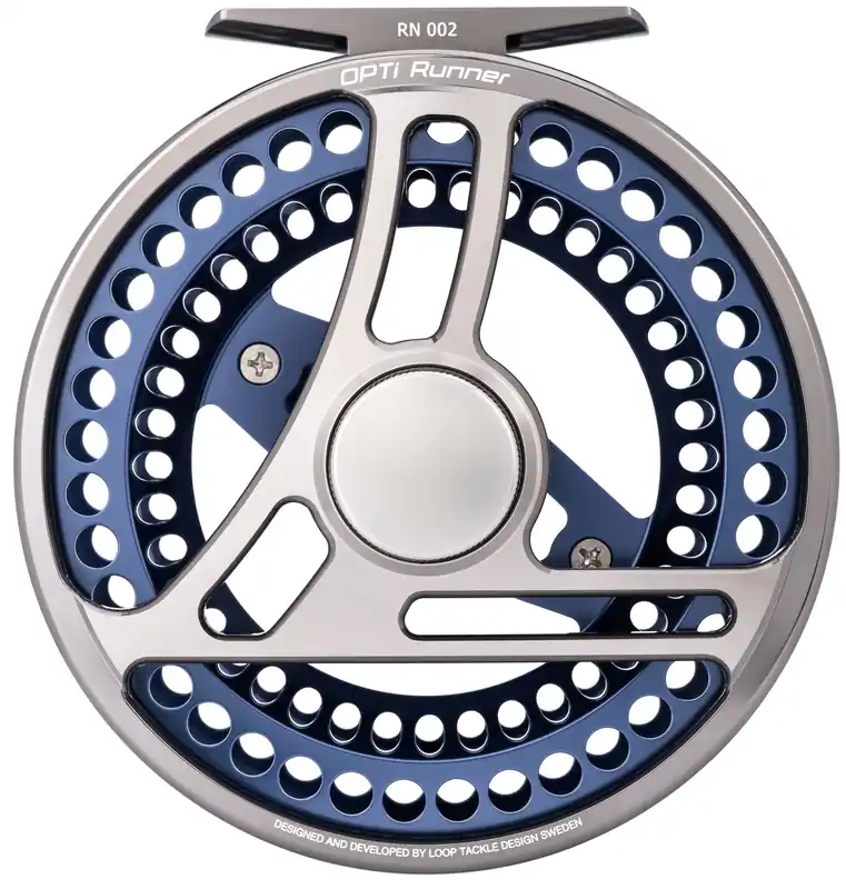 Loop Opti Runner Fliegenrolle Arctic Blue-