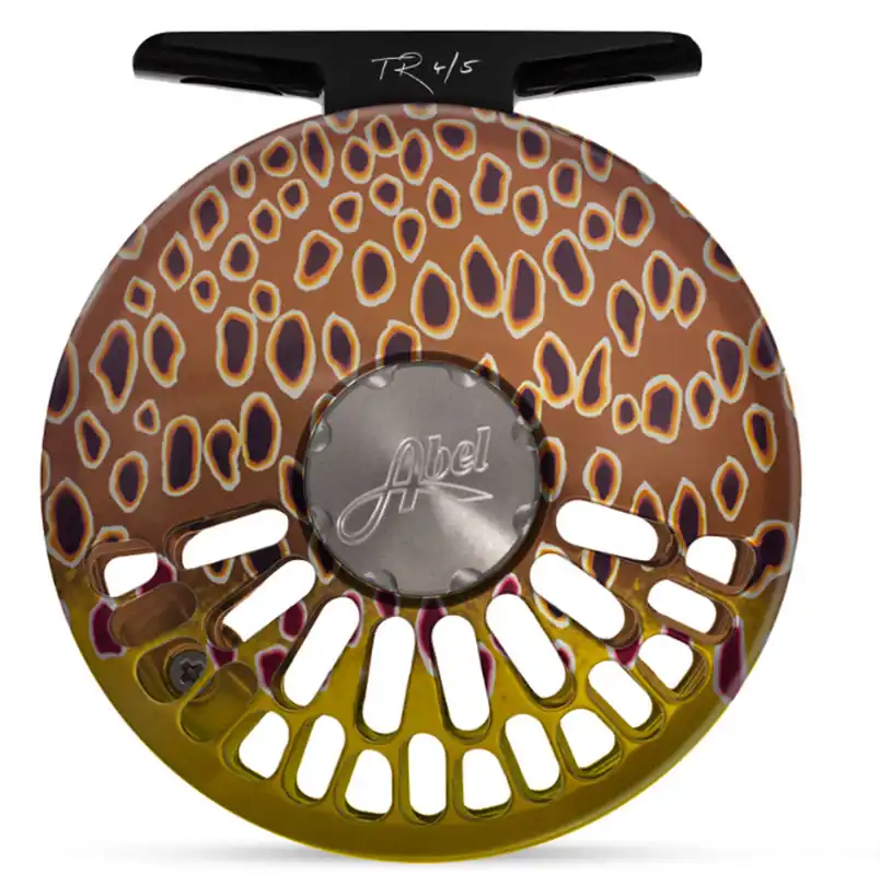 ABEL TR # 4/5 Set Fliegenrolle & Spule classic brown trout-