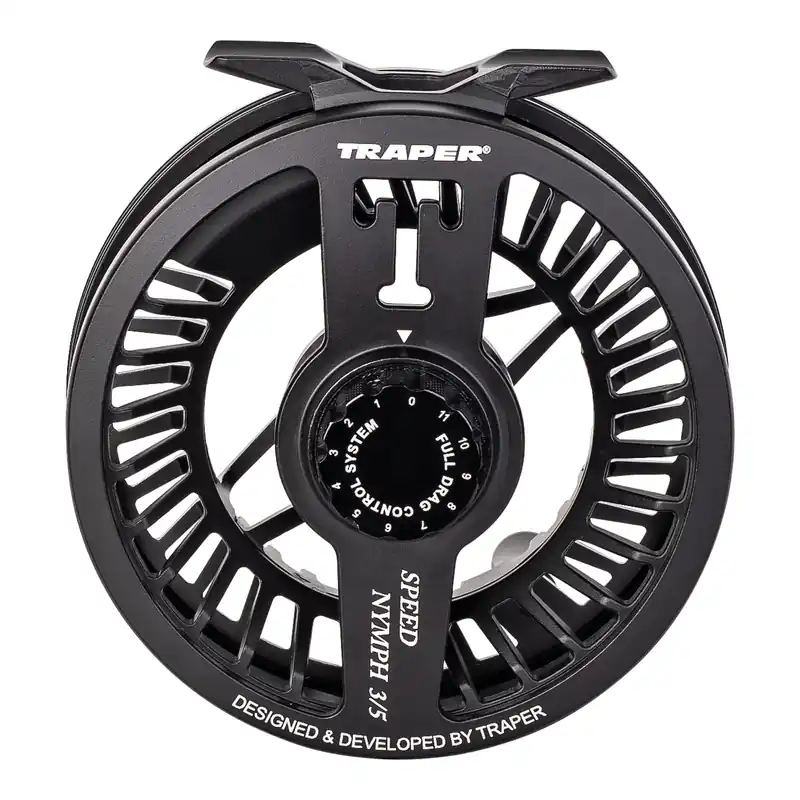 Traper Speed Nymph Fullframe # 3 - 5 Fliegenrolle Black-