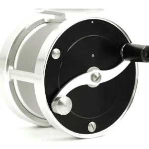 Iwana Retro 1:2 Multiplier Salmon Fliegenrolle Black & Silver- 3 1/2