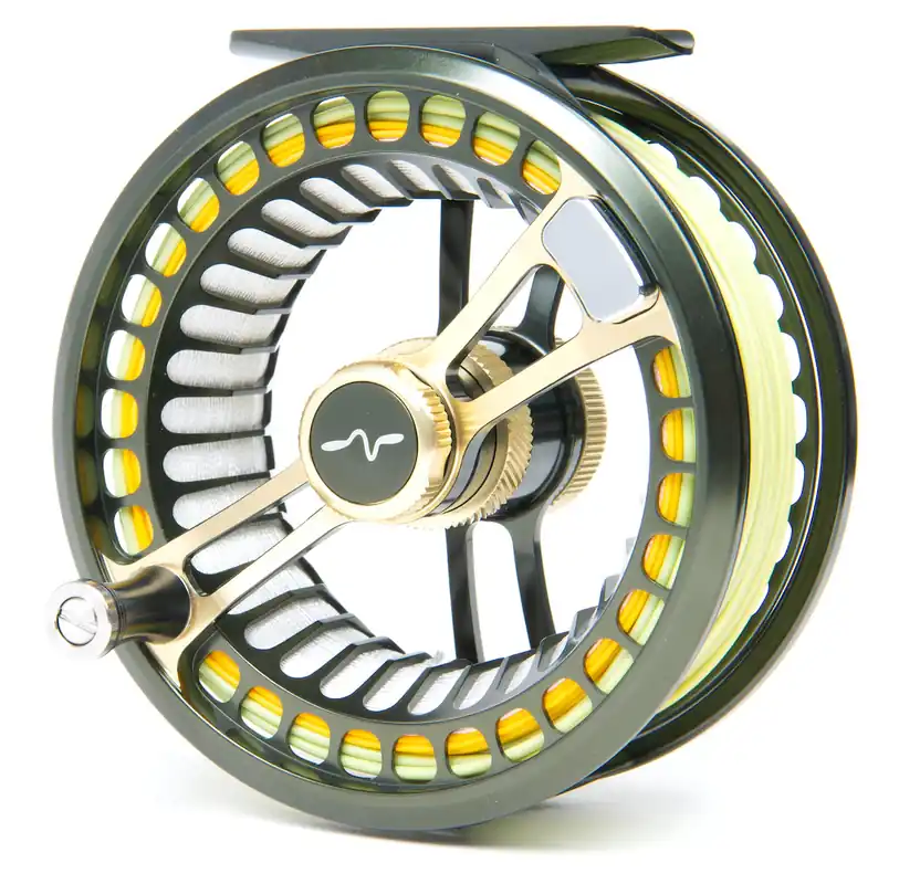 Guideline Fario LW Fliegenrolle dark grey green/gold- 24