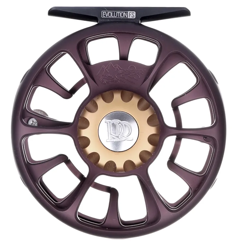 Ross Reels Evolution FS Fliegenrolle matte chocolate- # 4/5
