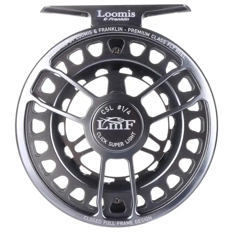 Loomis & Franklin CSL Super Light click Fullframe Euro Nymph Fliegenrolle- # 1/4