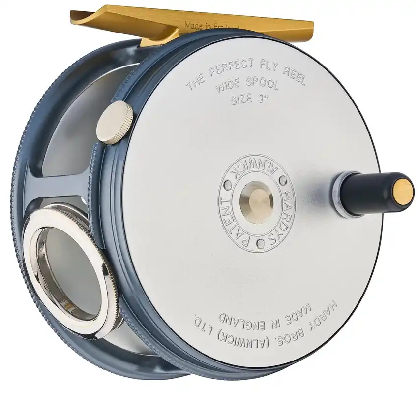 Hardy 1921 Wide Spool Perfect Fly Reel Fliegenrolle links kurbeln- 3 inch ( # 4 - 6 )