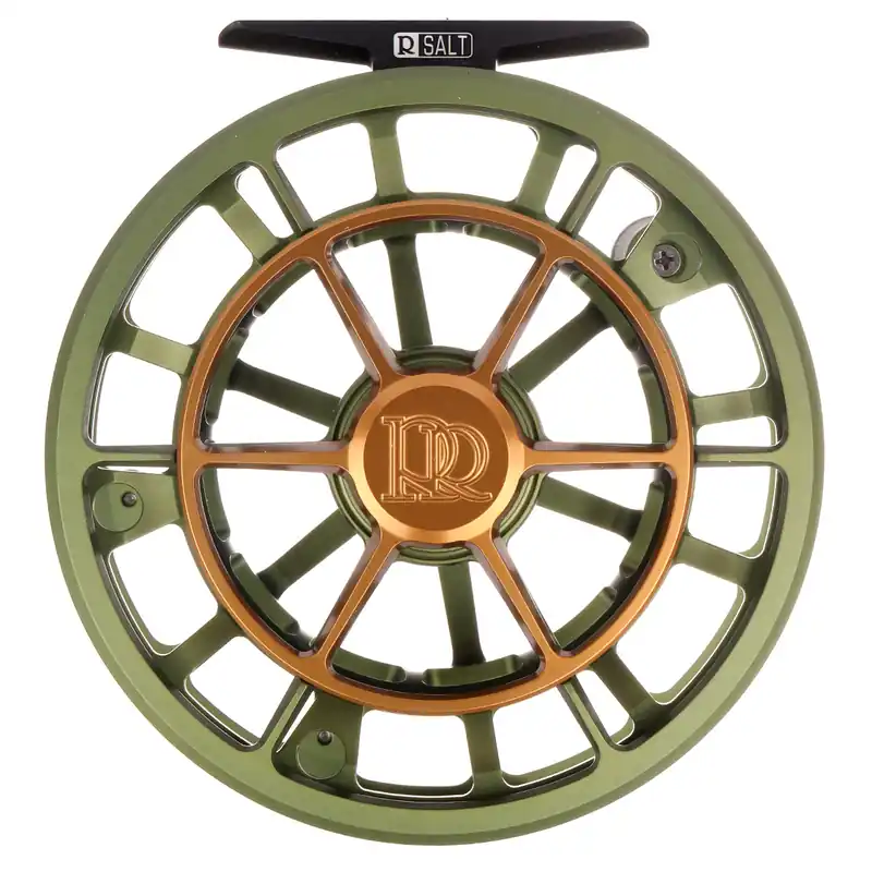 Ross Reels Evolution R Salt Fliegenrolle matte olive-                                                                                                                                                                                                                        # 7/8