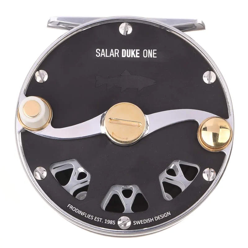 Frödin Salar Duke Reel Fliegenrolle matte black- ONE # 6 - # 8
