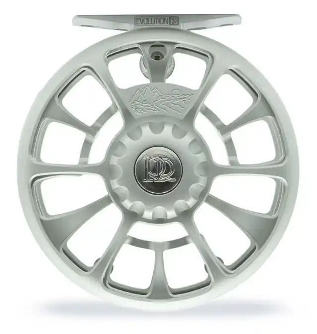 Ross Reels Evolution FS Fliegenrolle matte platinum- # 4/5