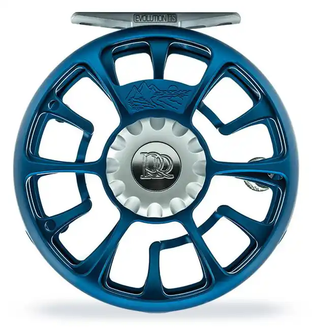 Ross Reels Evolution FS Fliegenrolle matte blue- # 4/5