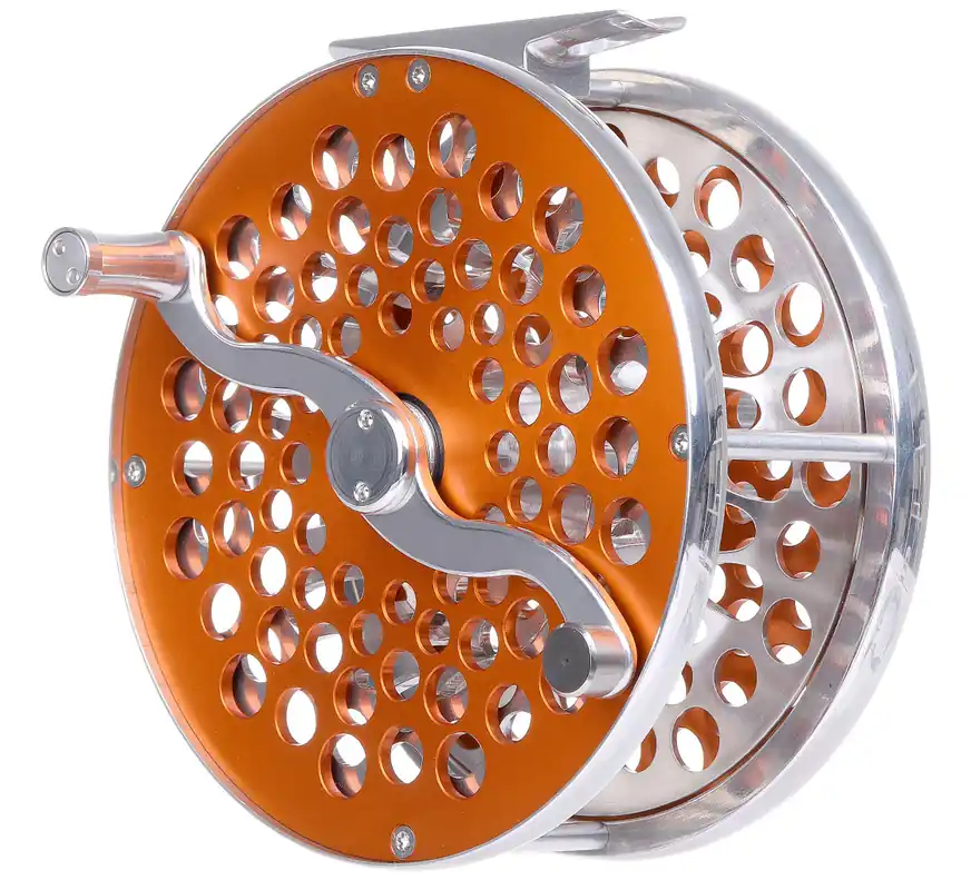 Vosseler Obsession Fliegenrolle orange- # 7/8