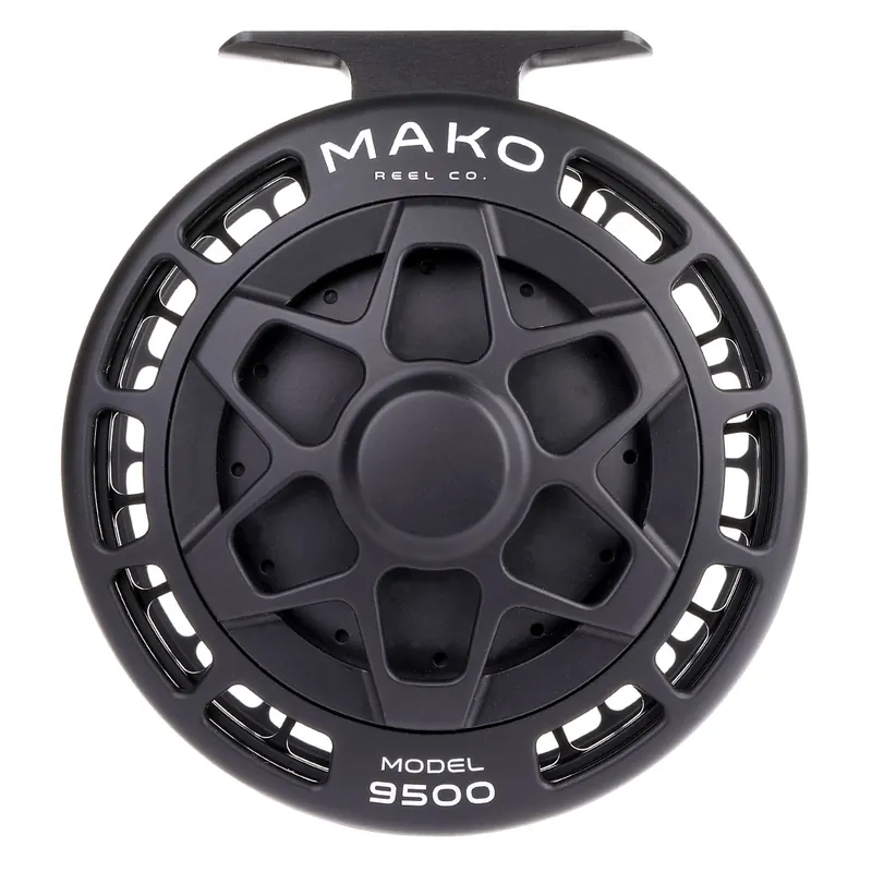 Mako Reel Co. Fliegenrolle matte black-                                                                                                                                                                                                                        9500