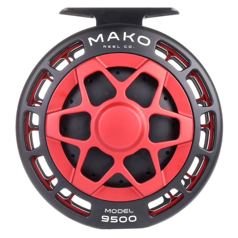 Mako Reel Co. Fliegenrolle matte red on black-                                                                                                                                                                                                                        9550