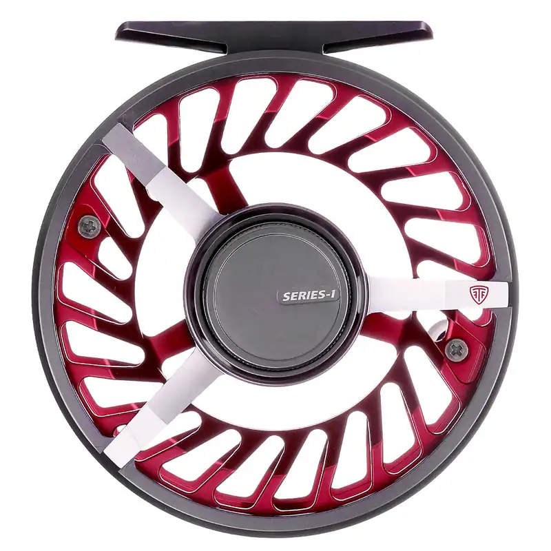 Taylor Series 1 Full Frame Fliegenrolle ruby red-