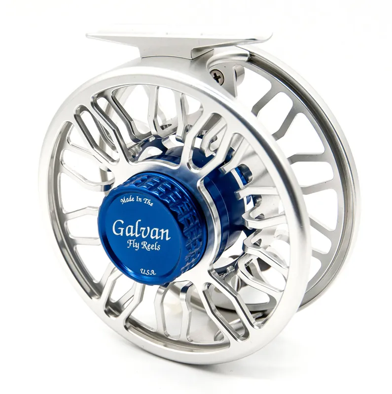Galvan The Grip Fliegenrolle clear with blue- G-5
