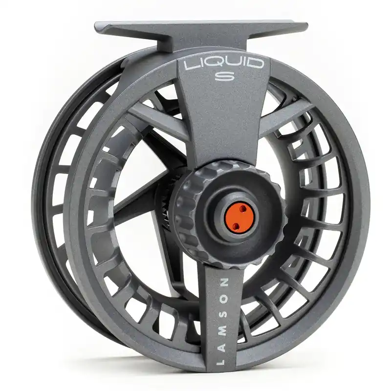Lamson Liquid S Fliegenrolle smoke- 3+