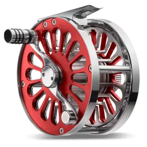 Vosseler Passion Alu Fliegenrolle rot-                                                                                                                                                                                                                        # 3/4