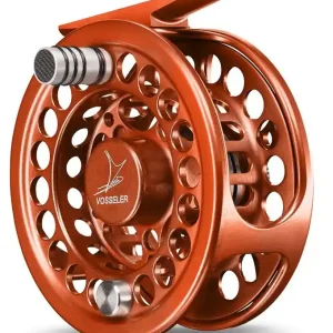 Vosseler DC2 Fliegenrolle orange- # 3/4