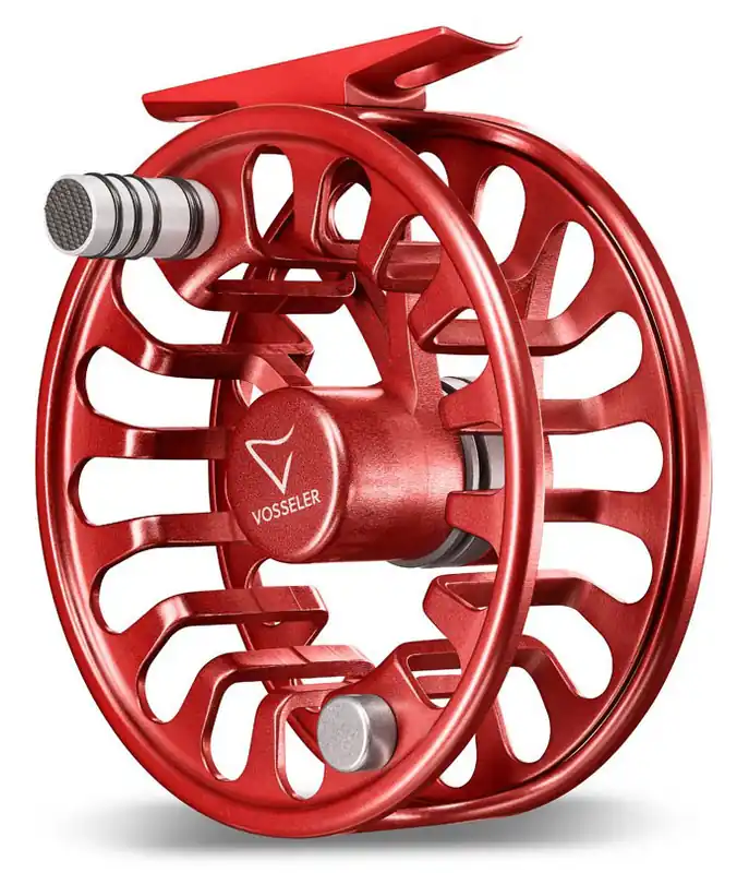 Vosseler Air One Fliegenrolle rot- # 5/6