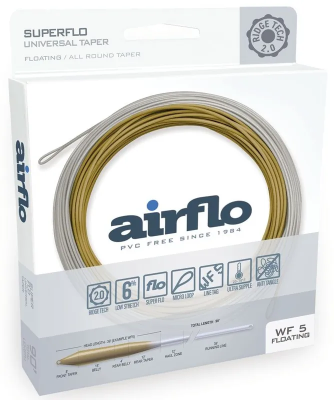 Airflo Superflo Universal Trout Taper Fliegenschnur- # 3
