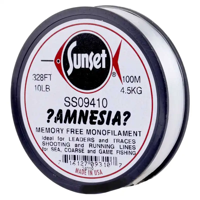 Amnesia Shooting & Euro Nymph Mono Line Memory Free Clear-                                                                                                                                                                                                                        10 lbs