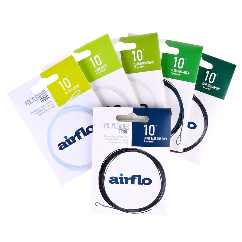 Airflo Trout Polyleader 10 ft- clear floating