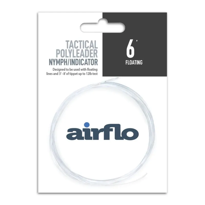 Airflo Tactical Polyleader - Nymph - 6 ft Clear Floating-