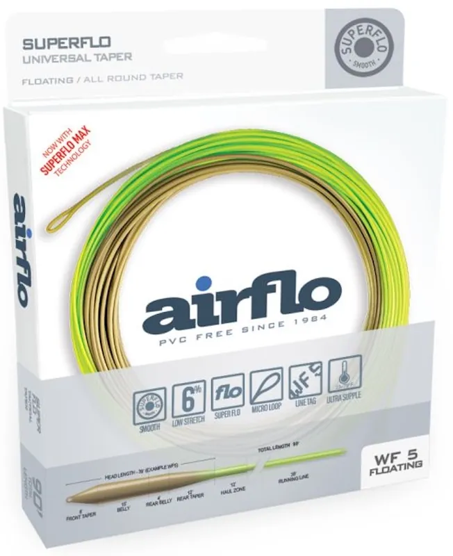 Airflo Superflo Max Universal Taper Fliegenschnur- # 3