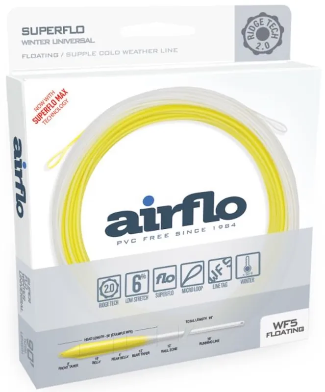 Airflo Superflo Max Ridge 2.0 Ultra Supple Universal Taper Fliegenschnur- # 4