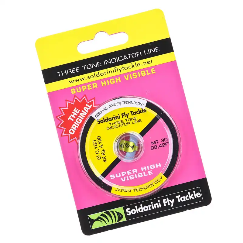 Soldarini New Three Tone Euronymph Indicator Line Sichthilfe- 0,16 mm
