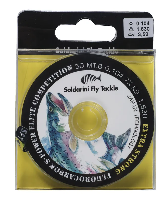 Soldarini Fly Tackle Fluorocarbon S-Power Elite Competition Vorfachmaterial-