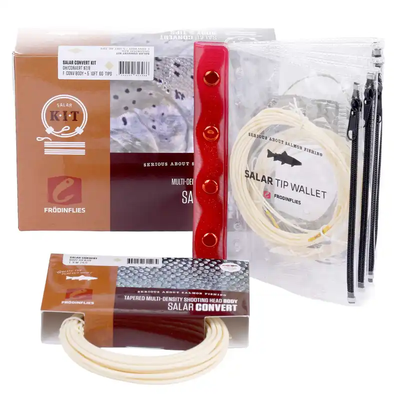 Frödin Salar Convert DH Short Spey Shooting Head Floating Kit with 3 Tips- # 6/7