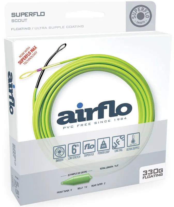Airflo Scout - Floating Ultra Short Belly Einhand & Zweihand Schusskopf- 180 grain